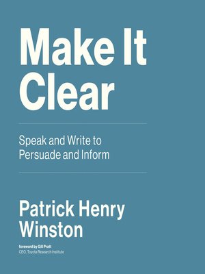 cover image of Make It Clear